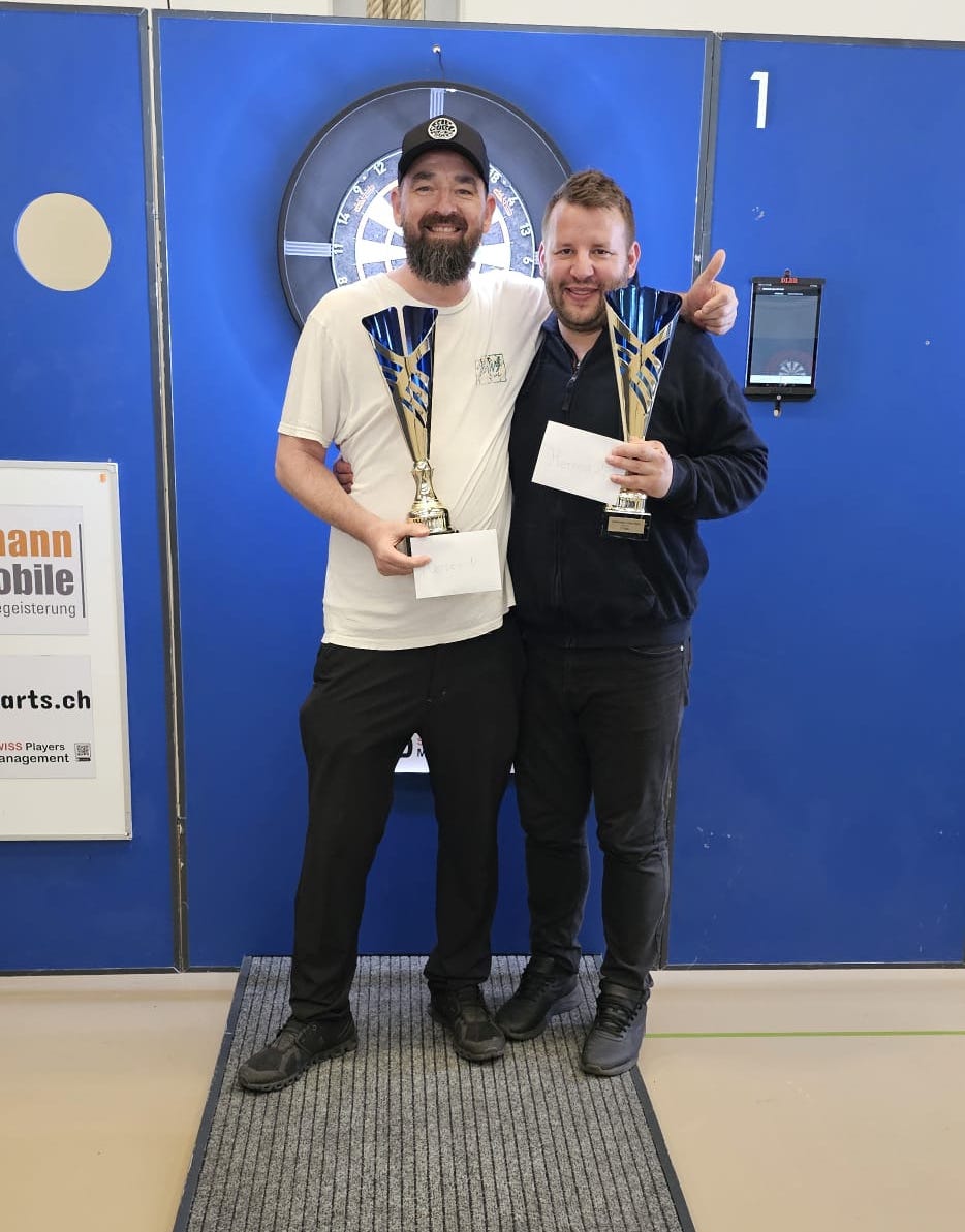Gelterkinden Open 2024 - Herren: Sieger Jochen Graudenz und Finalist Rok Bahor